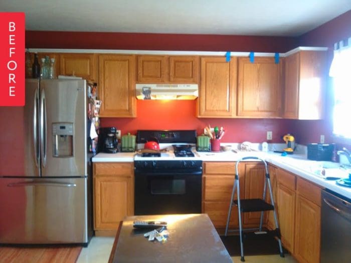 Make sure to refurbish old, dated cabinets