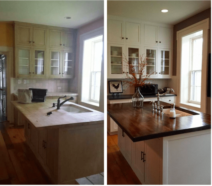 Redo the counter tops for a great kitchen focal point