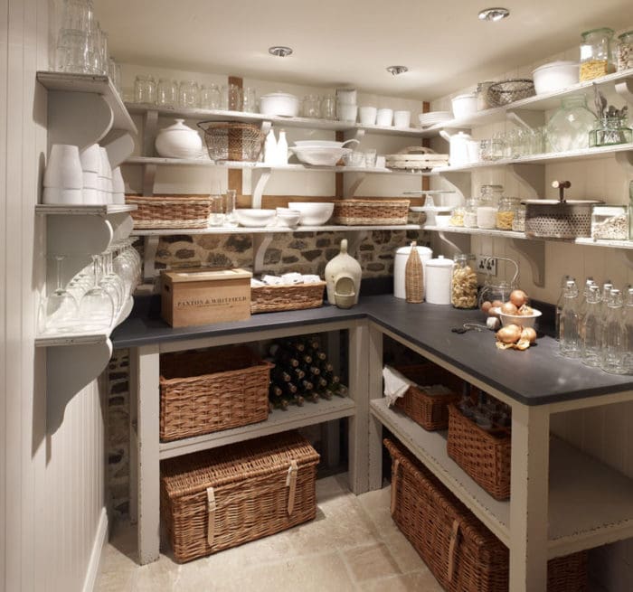 keep the pantry and all parts of the kitchen clean and organized