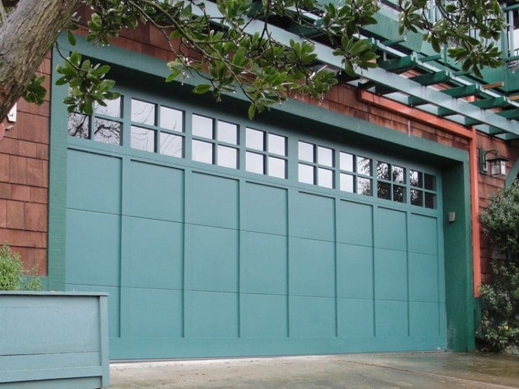 Make sure your garage door is clean and touched up when you're getting your curb appeal into tip top shape.