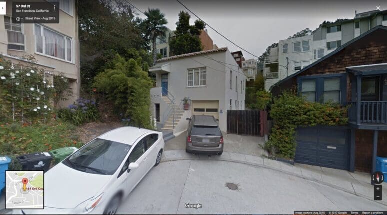 San Francisco Housing Market: Ord Ct street view