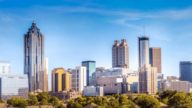 An image of the Atlanta skyline where you can sell a house fast