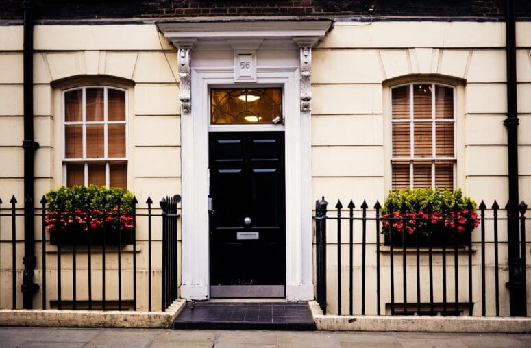 A front door with curb appeal.