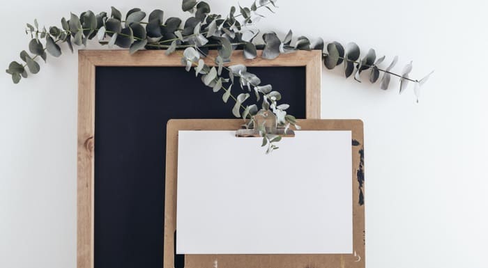 A blank canvas in a depersonalized house.