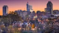 Image of the Raleigh skyline where you can sell a house fast