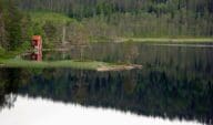 A house near a lake, which will be documented on the natural hazard report.