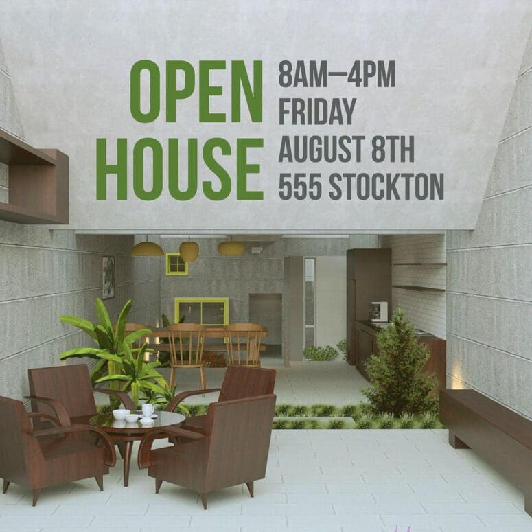 An open house flyer example.