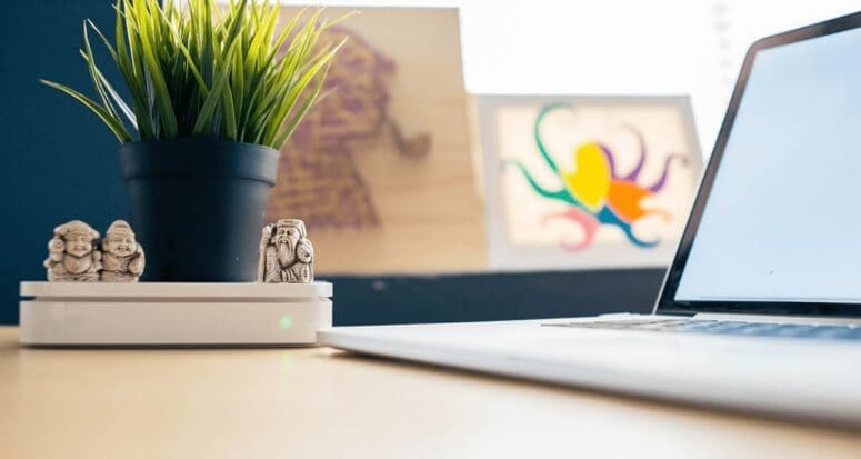 A computer used to create a home maintenance plan.