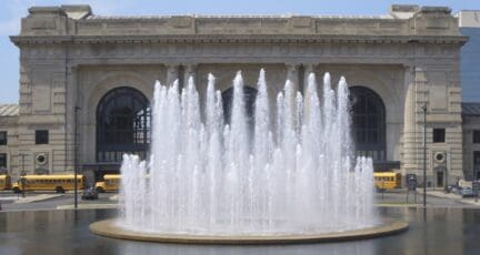 A fountain in Kansas City, where you can sell your house fast.