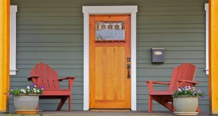 A porch with curb appeal.