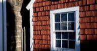 A window in a home that is for sale during a divorce.