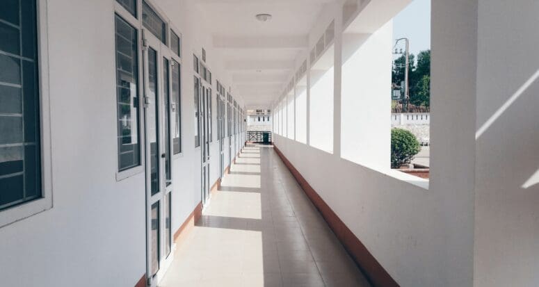 A hallway of real estate investment properties.