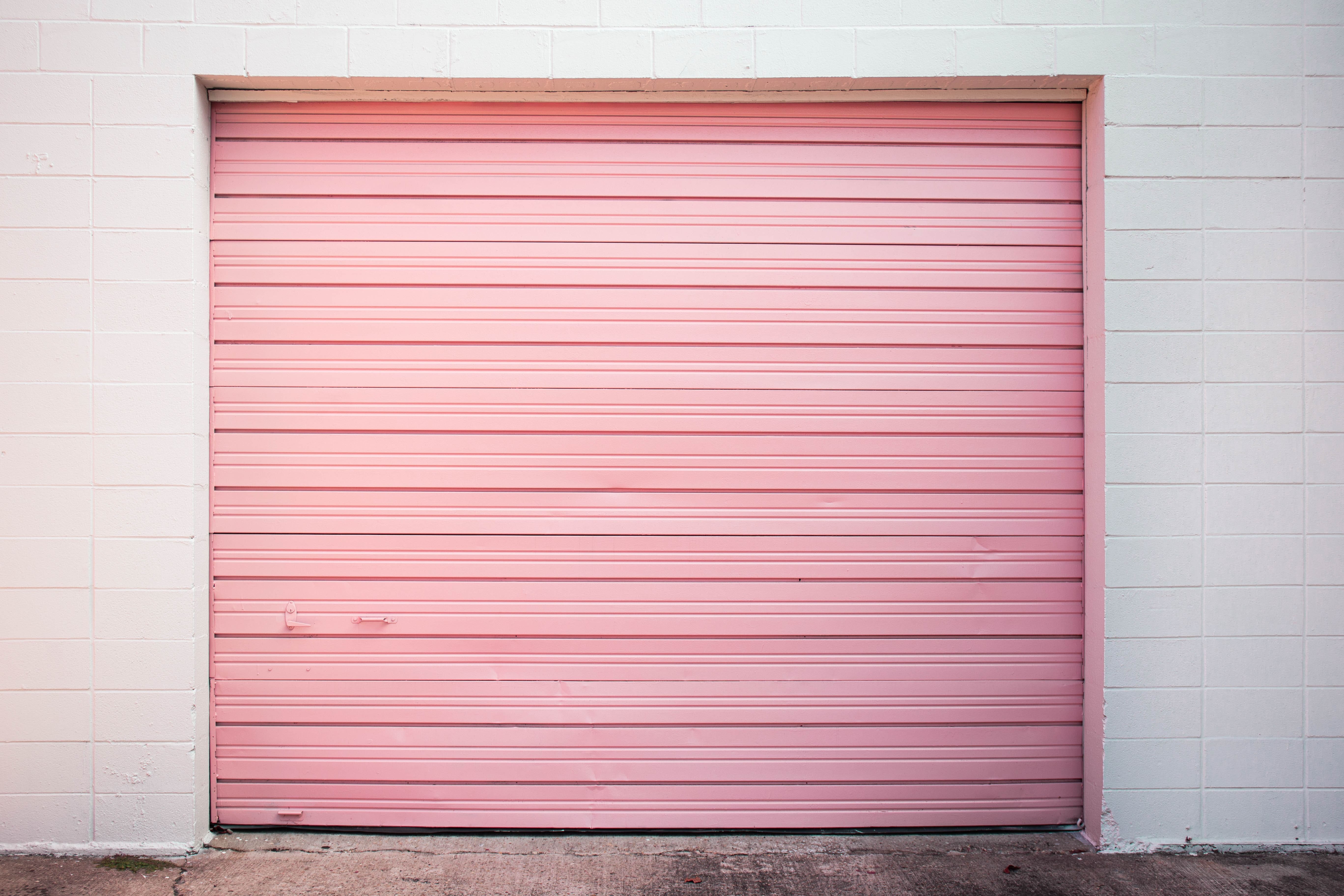 A garage that is finished with added value.