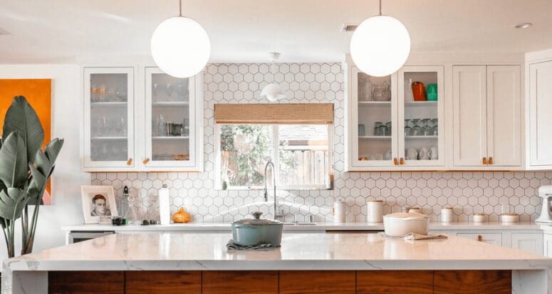 A kitchen that is an upgrade from a starter home.