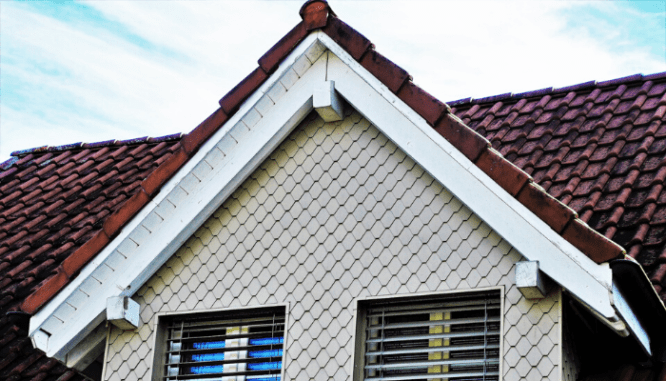 A roof on a house you can buy in Cleveland.