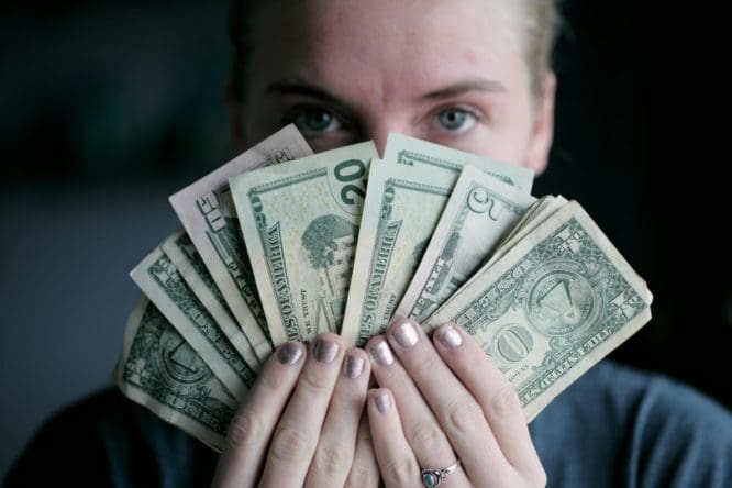 Money used as a moving hack.
