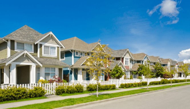 A house in an hoa.