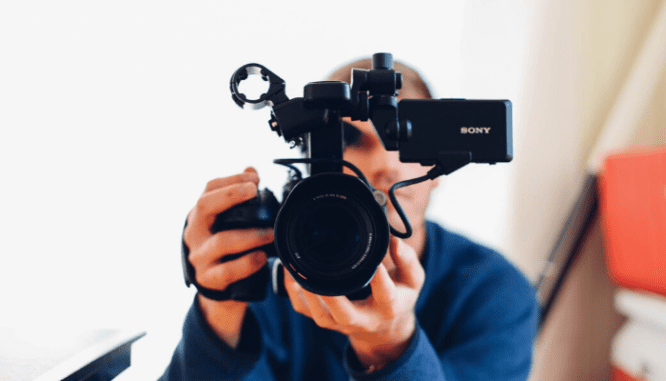 A camera used to create real estate listing videos.