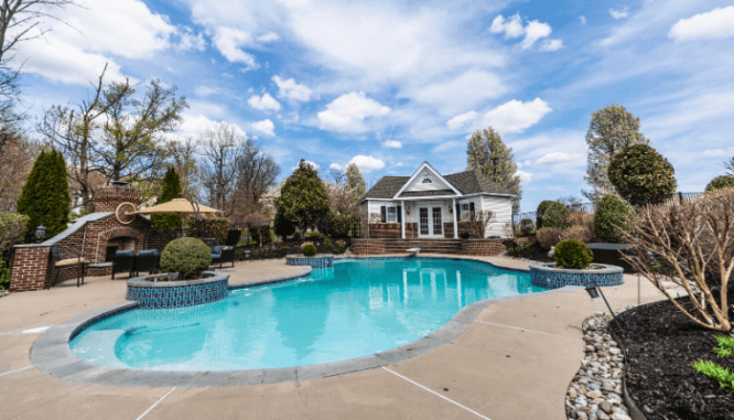 A pool that is a pro for your rent to own homes.