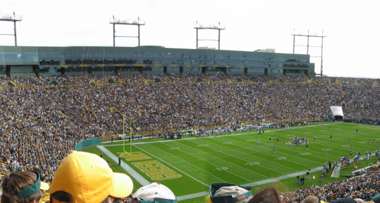 A Green Bay football game.