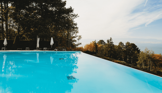 A pool renovation.