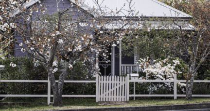 The front view of a house which could be hiding outdoor eyesores.