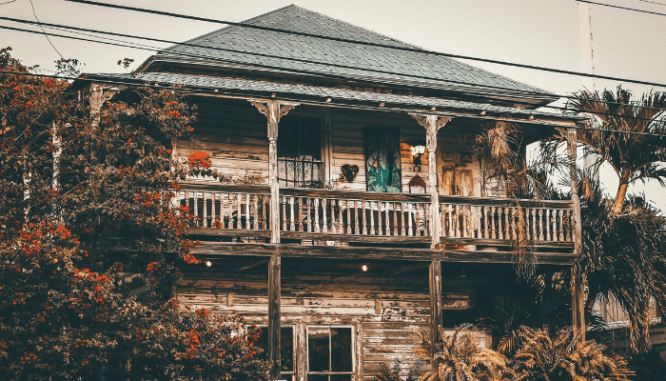 A cheap house that you can find to buy.