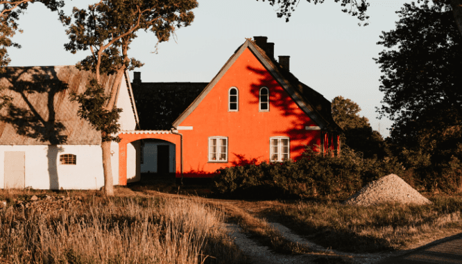 A house belonging to a parent that will be sold.