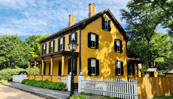 A unique home for sale.