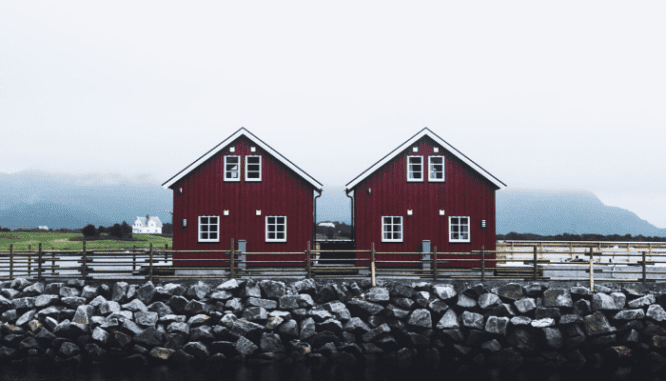 Houses that were purchased with a bridge loan.