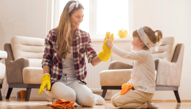 Clean up before staging your home to sell quickly