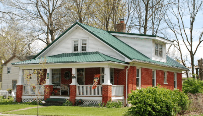 A house paid with rent.