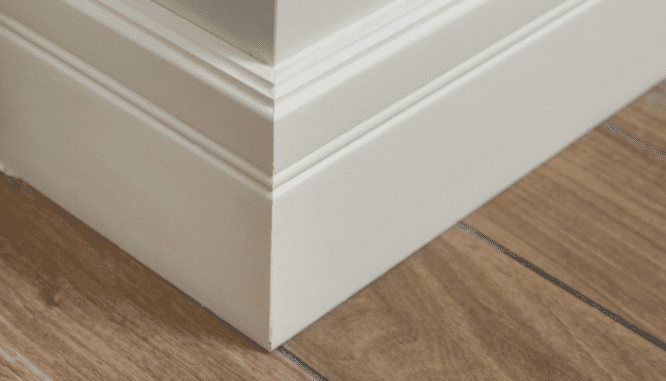 Crown molding in a home with added value.