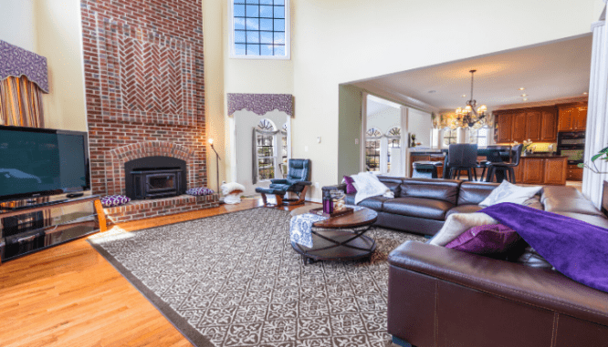 A room in a house bought during coronavirus.