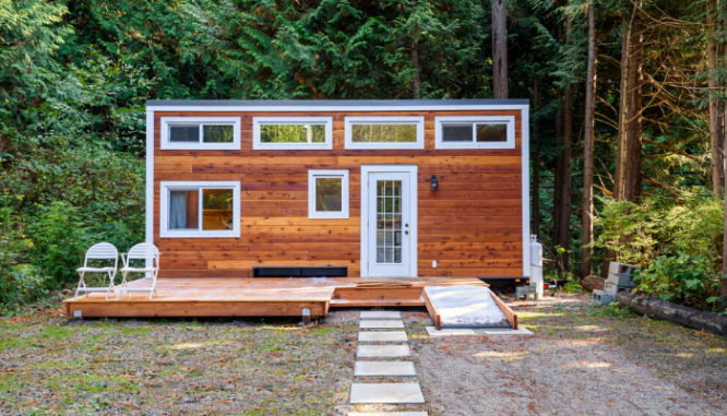 A tiny house, something you can build yourself.
