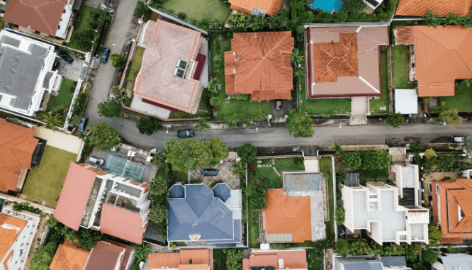 Houses that have been impacted by racism.