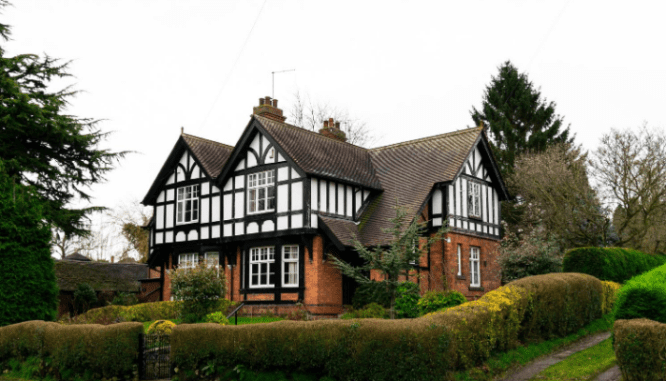 A photo of a house to show an example of what an executor might sell.