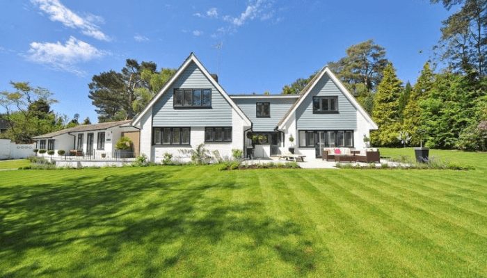 A house that needed work in order to sell.