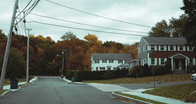 A house paid for with an average down payment.