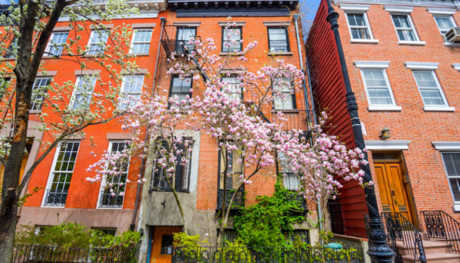 A city home that will be sold to move to the suburbs.