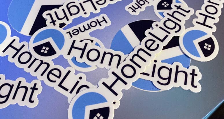 HomeLight logo stickers