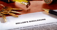 A seller's disclosures form.