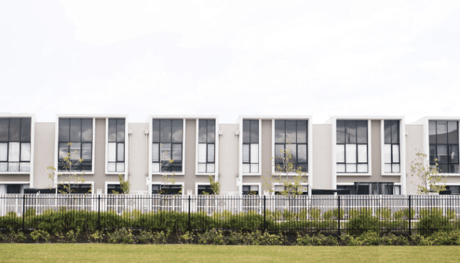 A townhouse with curb appeal.