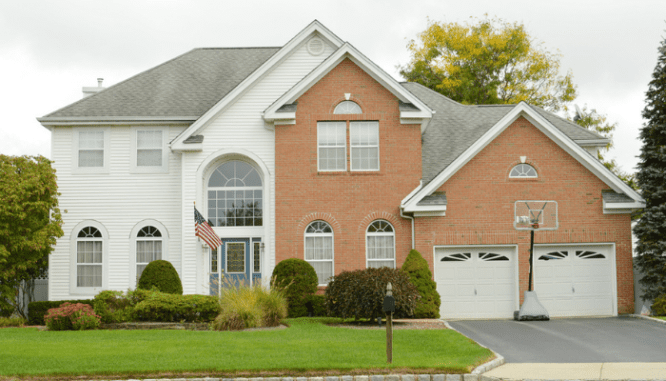 A mcmansion that will need home improvements before resale.