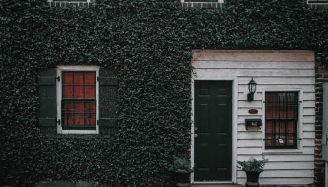 An ivy-covered house you can buy in Savannah.