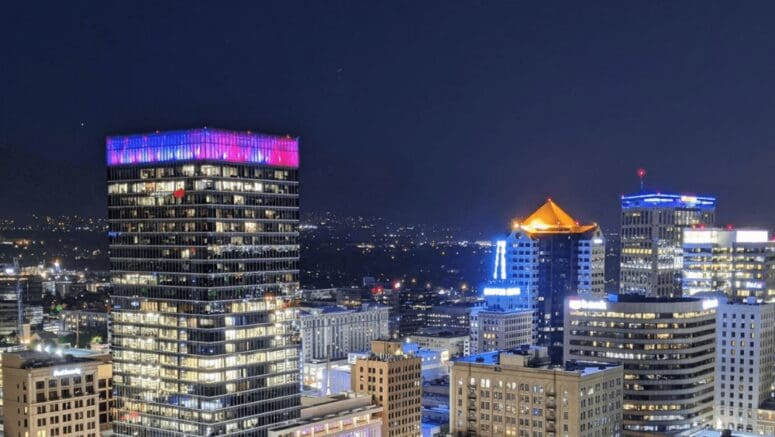 A picture of Salt Lake City's skyline, where you can sell your house fast.