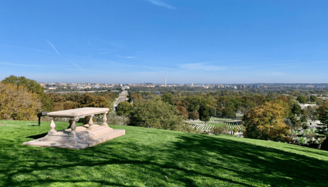 A park in Arlington, where you can buy a house.
