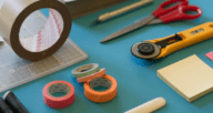 A diy work table used to complete home improvement projects.