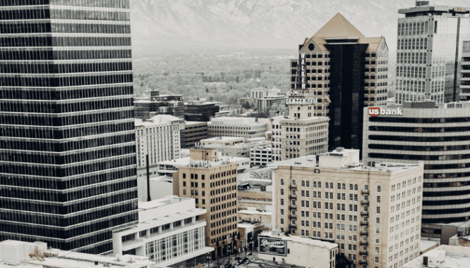 Downtown Salt Lake City, where you can sell a house fast.