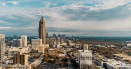 A skyline in Georgia.